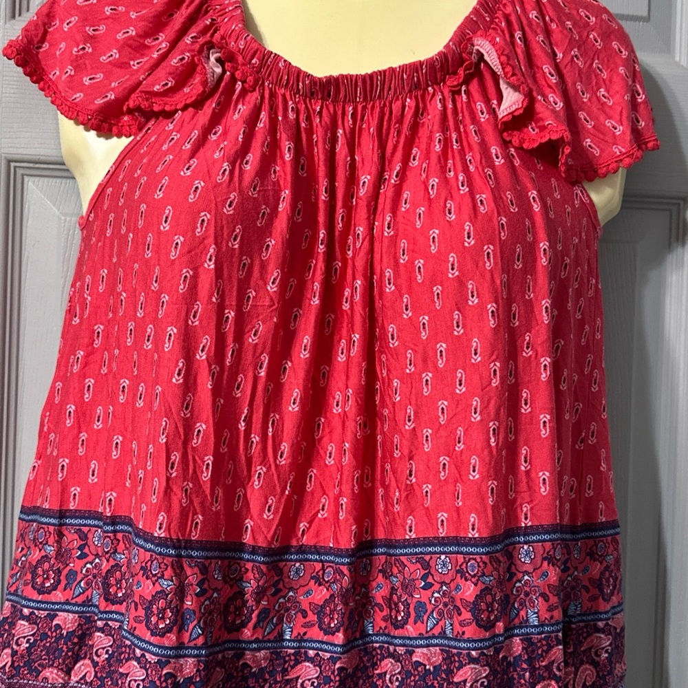 Elegant Pink Paisley Blouse